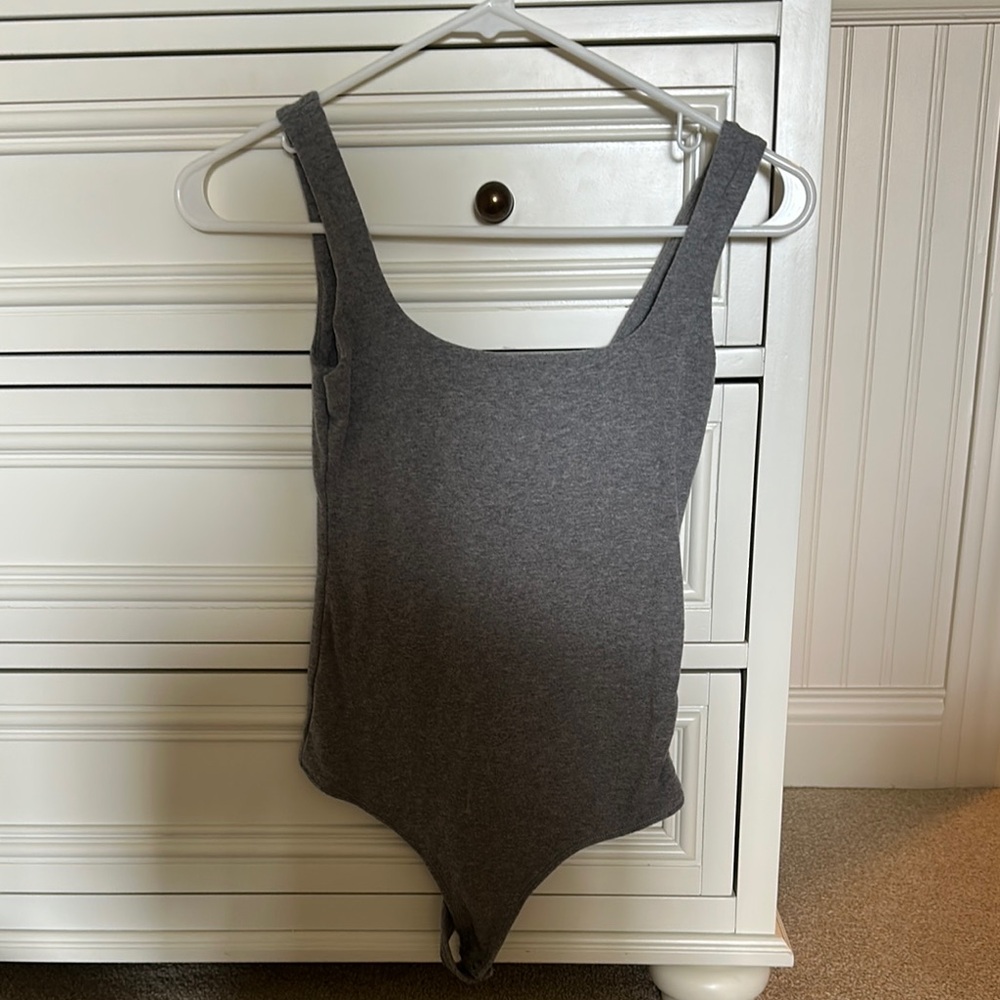 Abercrombie and Fitch Gray Bodysuit